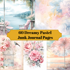 Dreamy Pastel Junk Journal Pages - CraftNest