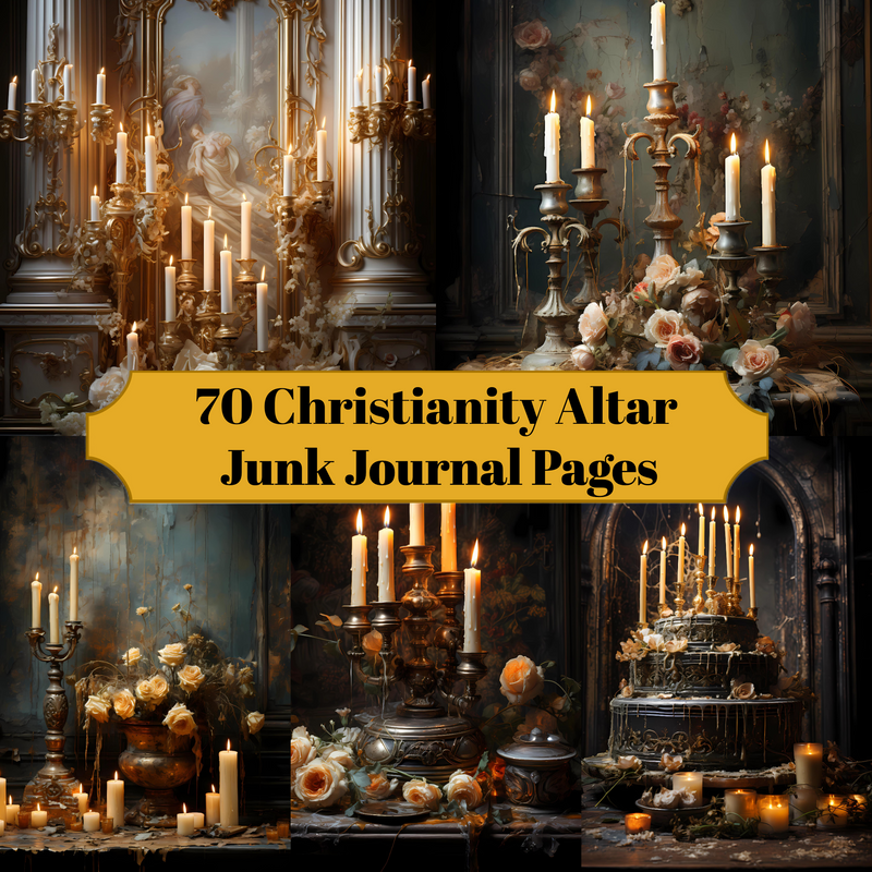 Christianity Altar Junk Journal Pages - CraftNest