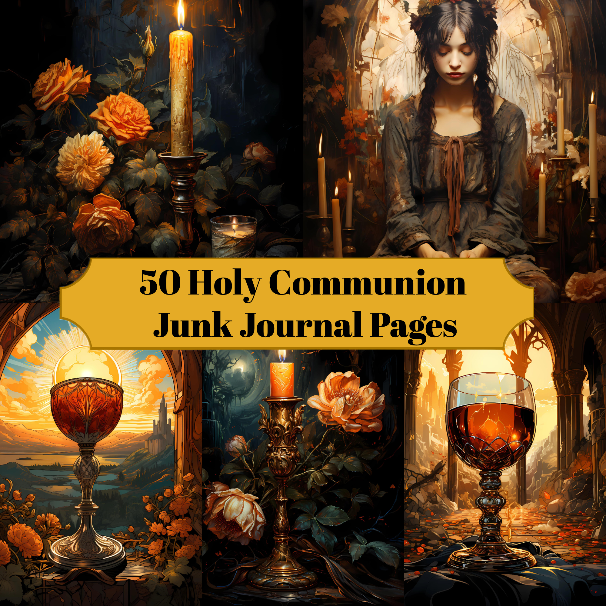 Holy Communion Junk Journal Pages - CraftNest