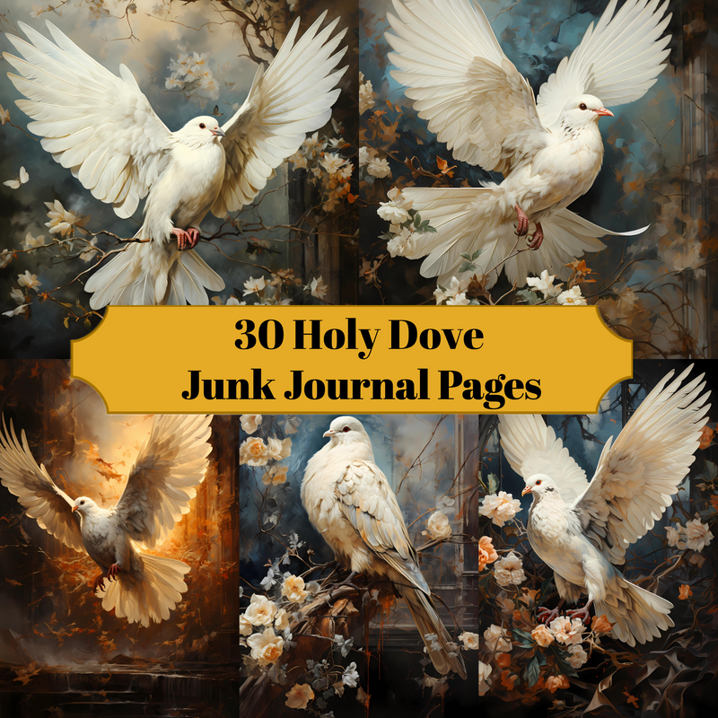 Holy Dove Junk Journal Pages - CraftNest