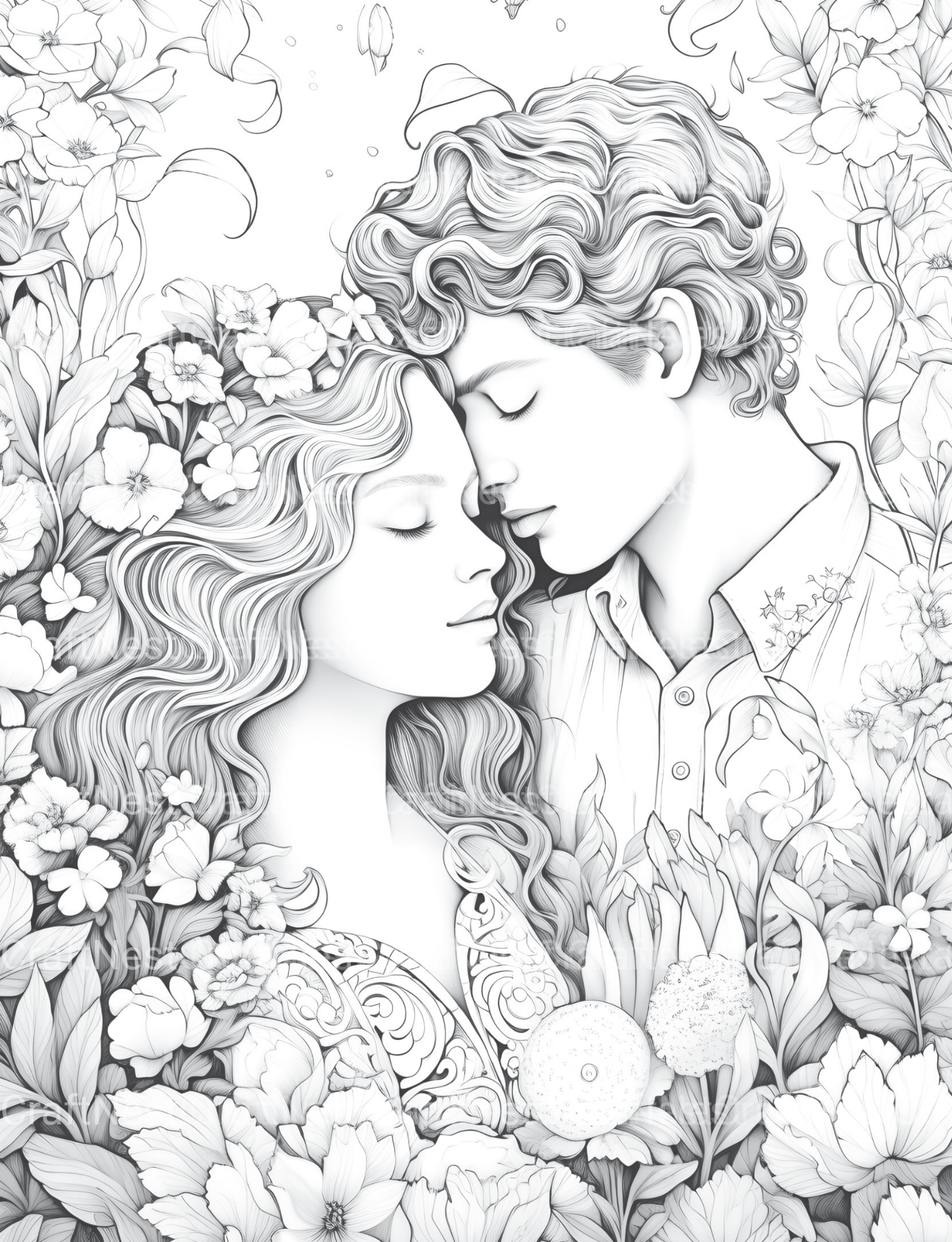 Cute Boy Coloring Book - CraftNest - Digital Crafting and Art