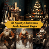 Sporty Christmas Junk Journal Pages