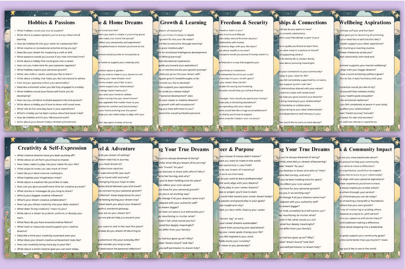 Dreams and Aspirations Writing Prompts - CraftNest - Digital Crafting and Art