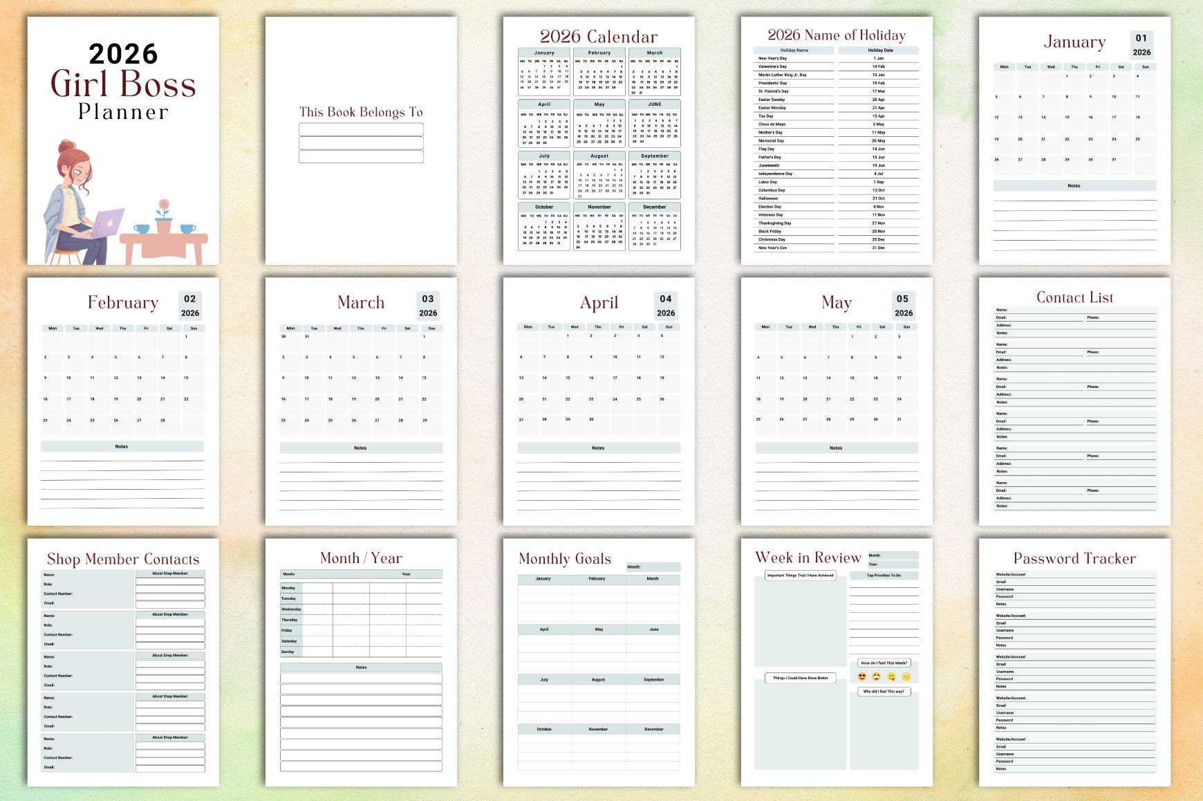 Girl Boss Planner