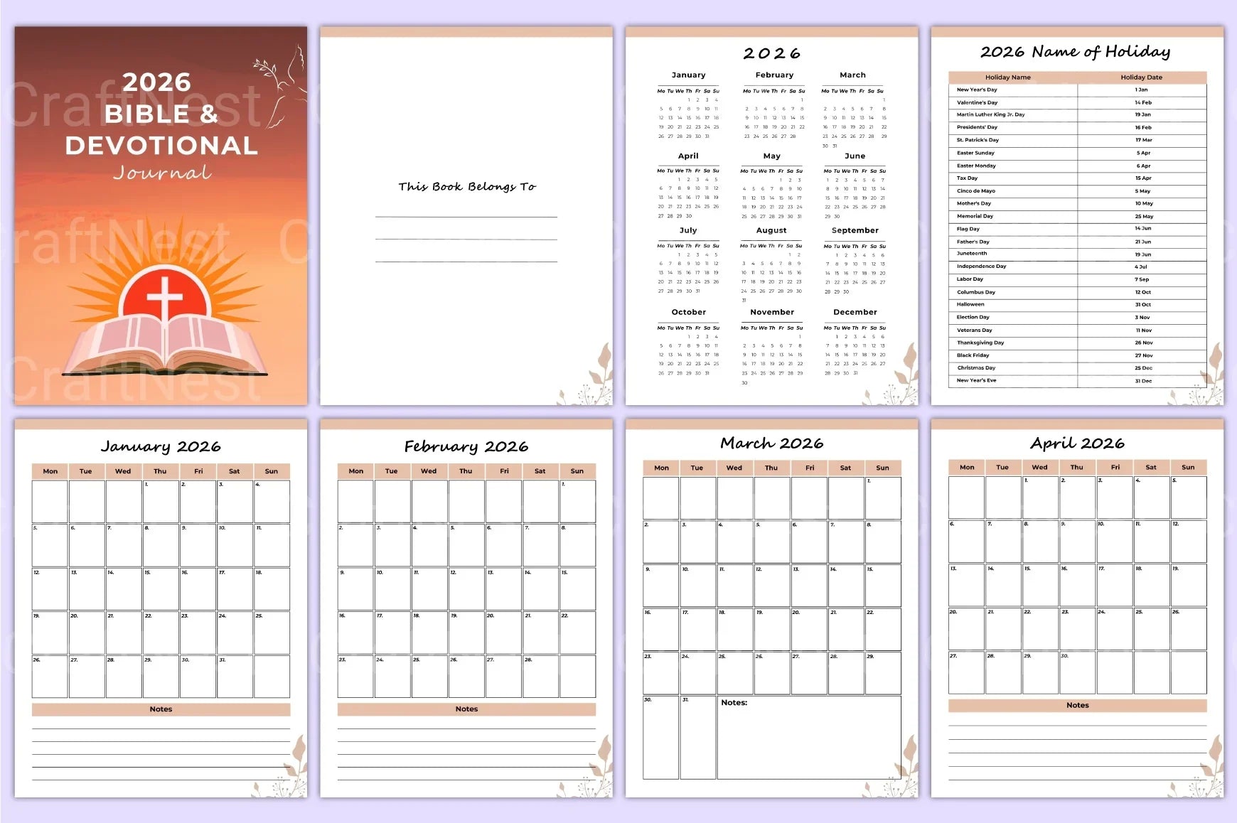 Bible Devotional Guide - CraftNest - Digital Crafting and Art