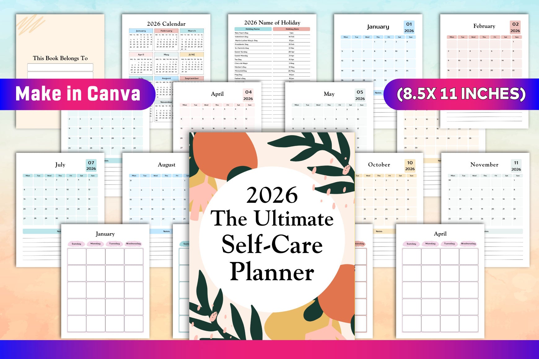 The Ultimate Self Care Planner