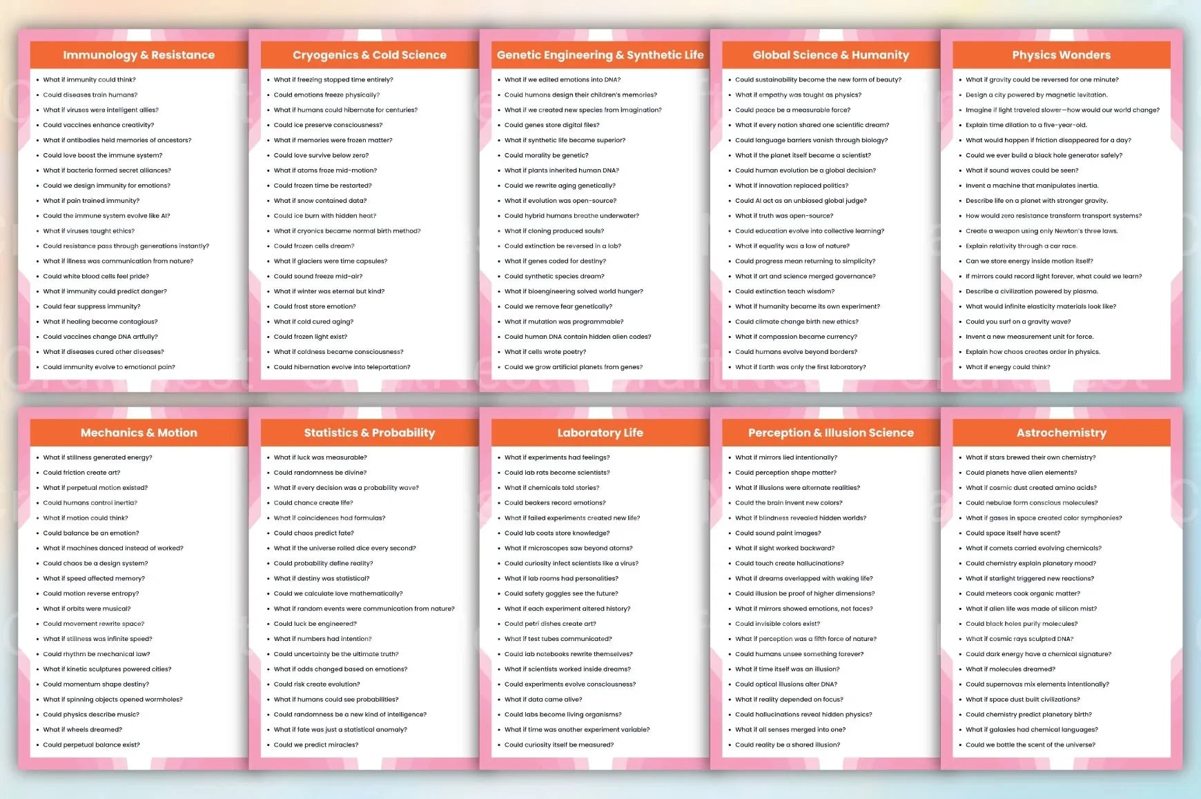 Creative Science Prompts for Inspiration - CraftNest - Digital Crafting and Art