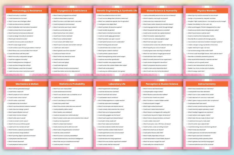Creative Science Prompts for Inspiration - CraftNest - Digital Crafting and Art