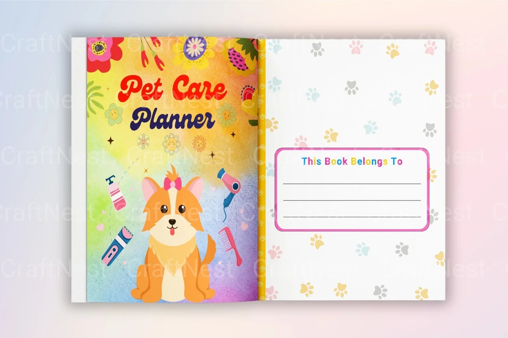 Pet Care Planner: Organize Your Pet's Needs - CraftNest - Digital Crafting and Art