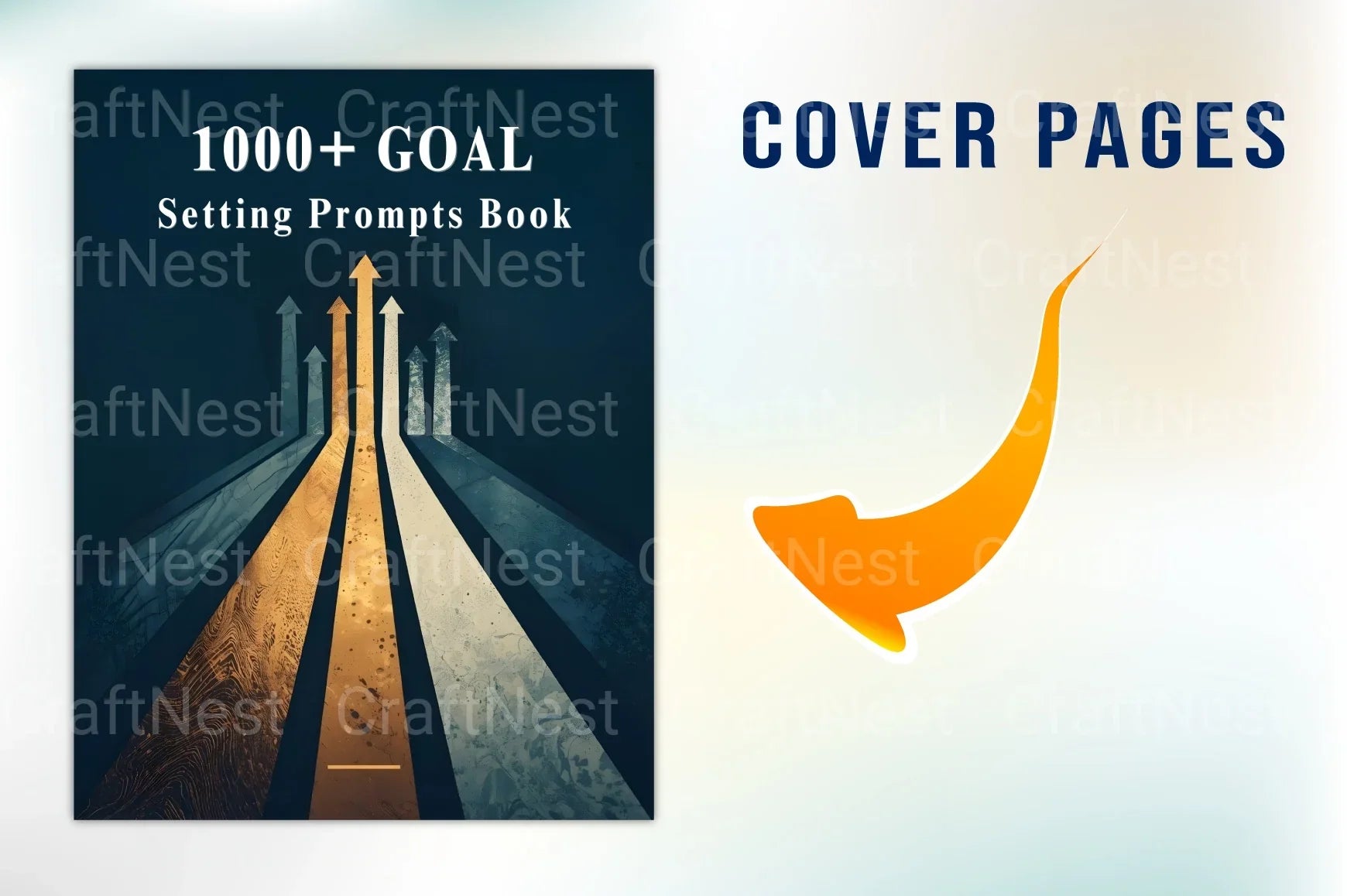 Goal Setting Prompts Book for Personal Growth - CraftNest - Digital Crafting and Art