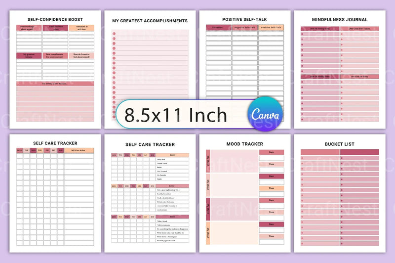 ADHD Brain Dump Planner for Enhanced Focus - CraftNest - Digital Crafting and Art