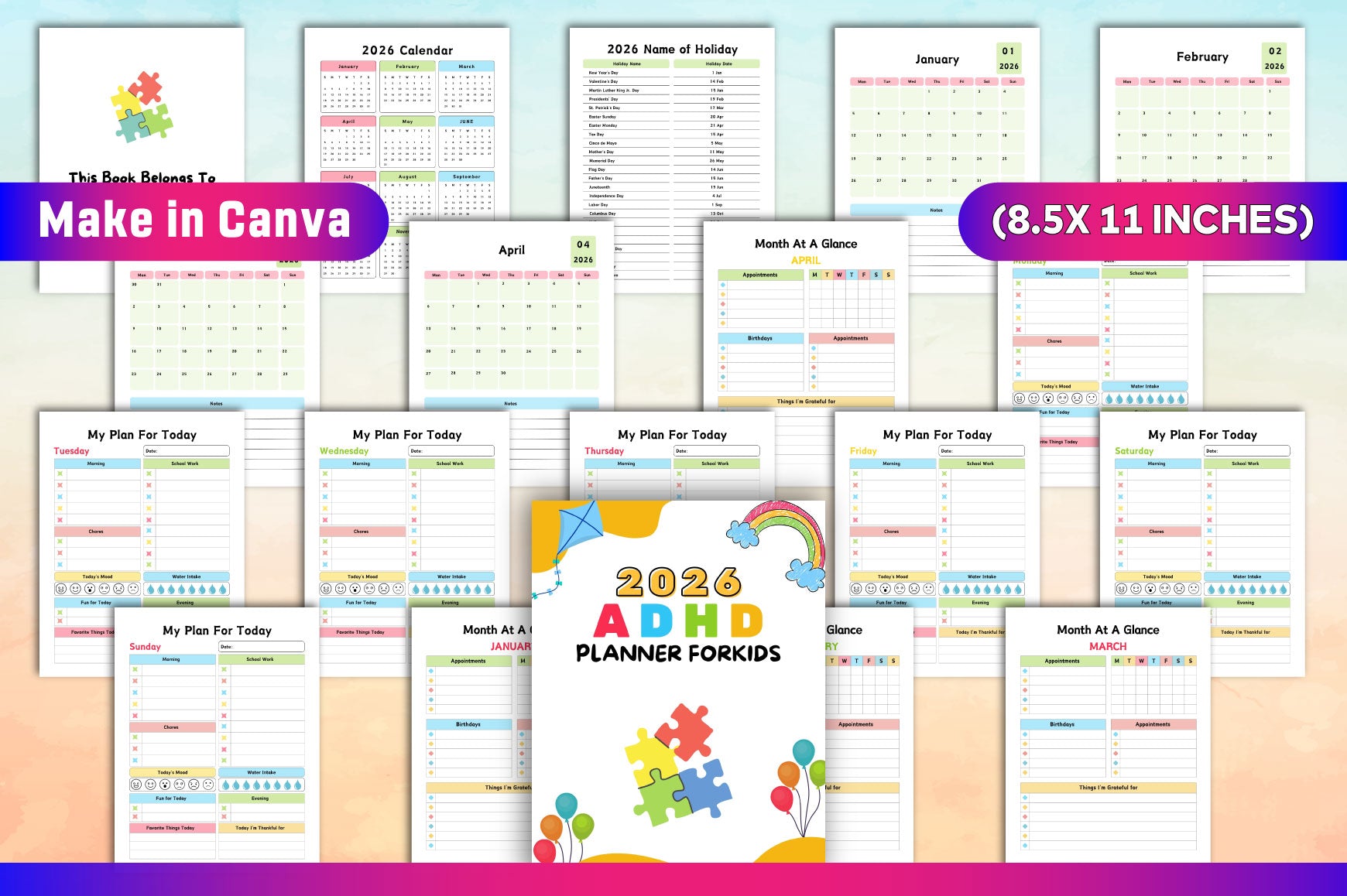 ADHD Planner for Kids