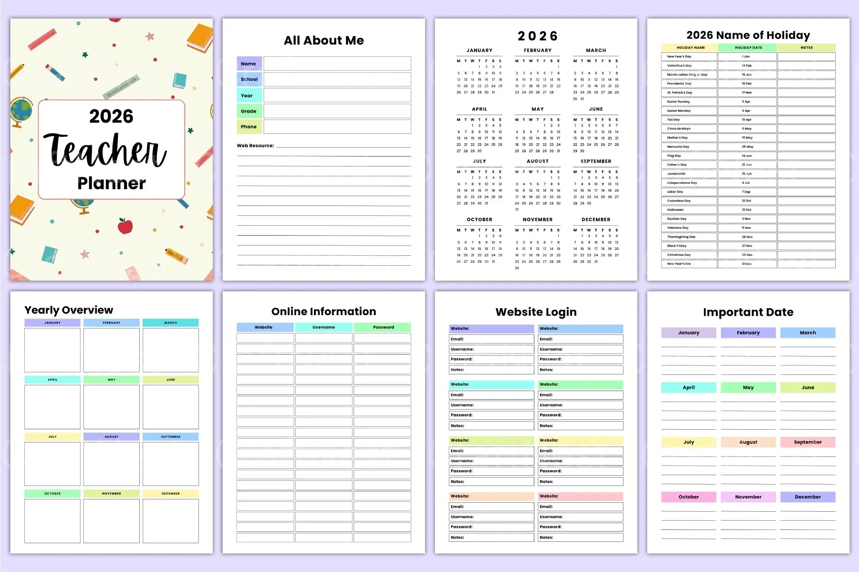 Ultimate Teacher Planner for Effective Classroom Management - CraftNest - Digital Crafting and Art