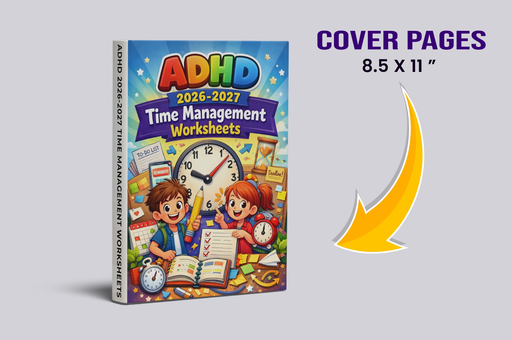 ADHD Time Management Worksheets Book