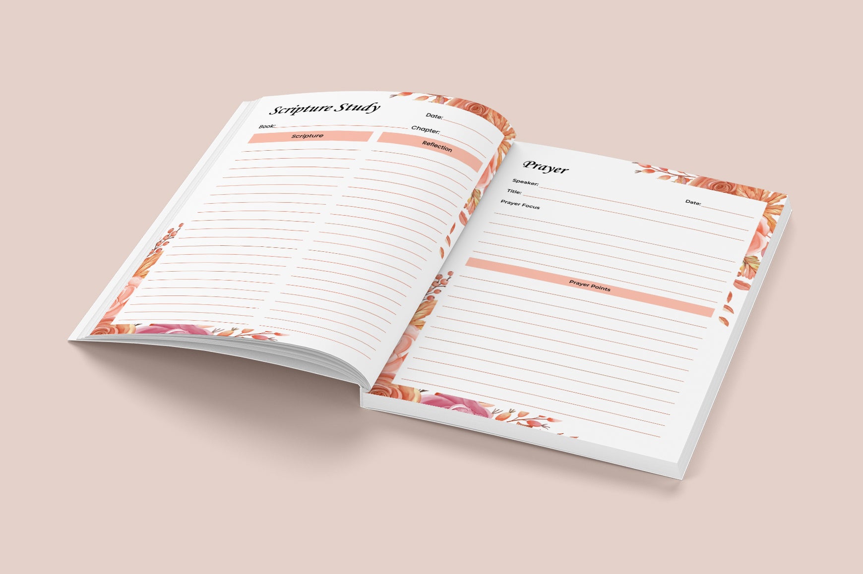 Christian Faith Prayer Reflection Journal