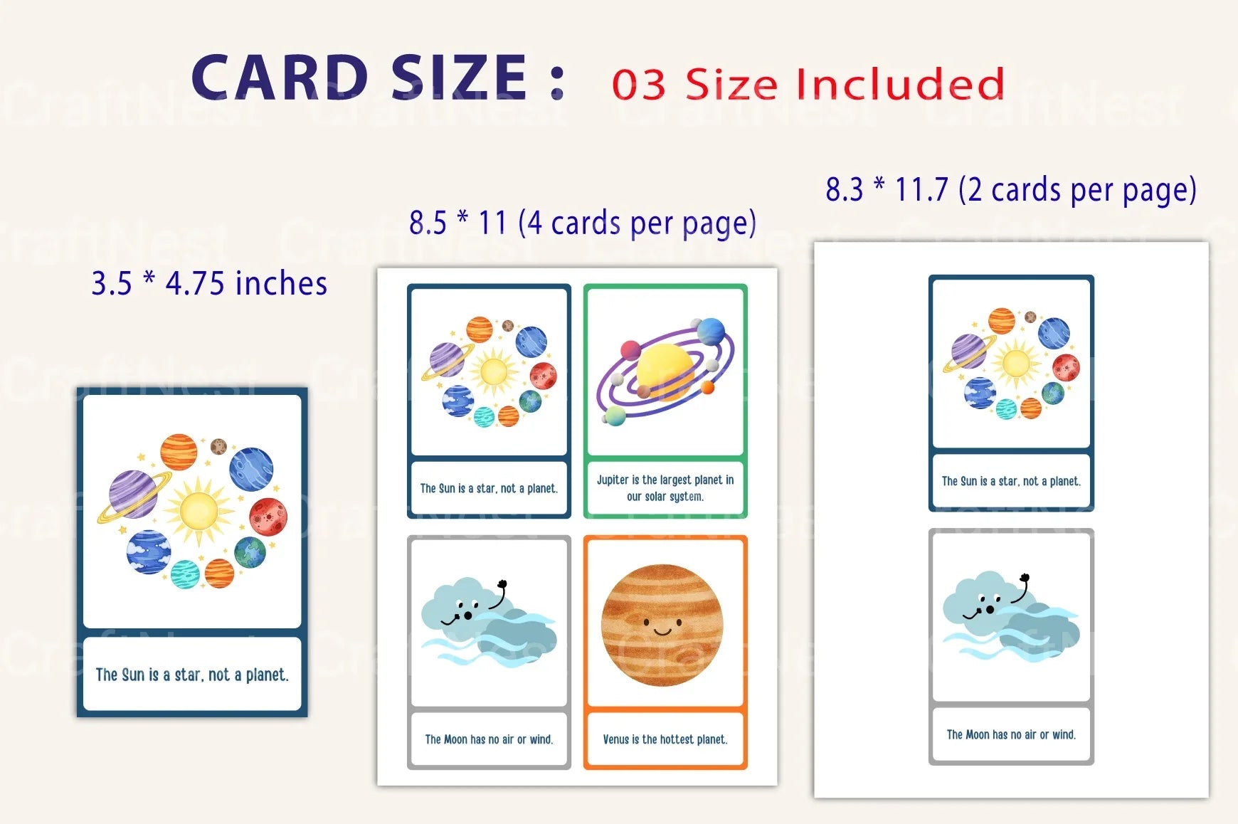 100 Fun Science Facts for Kids Flash Cards - CraftNest - Digital Crafting and Art