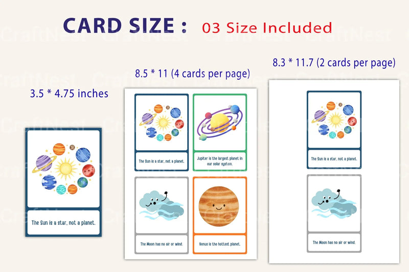 100 Fun Science Facts for Kids Flash Cards - CraftNest - Digital Crafting and Art