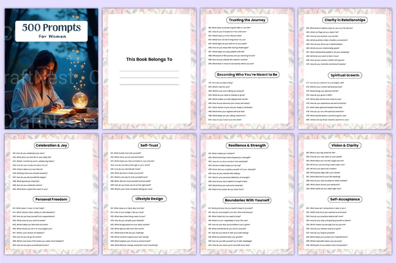 Creative Prompts for Women - CraftNest - Digital Crafting and Art