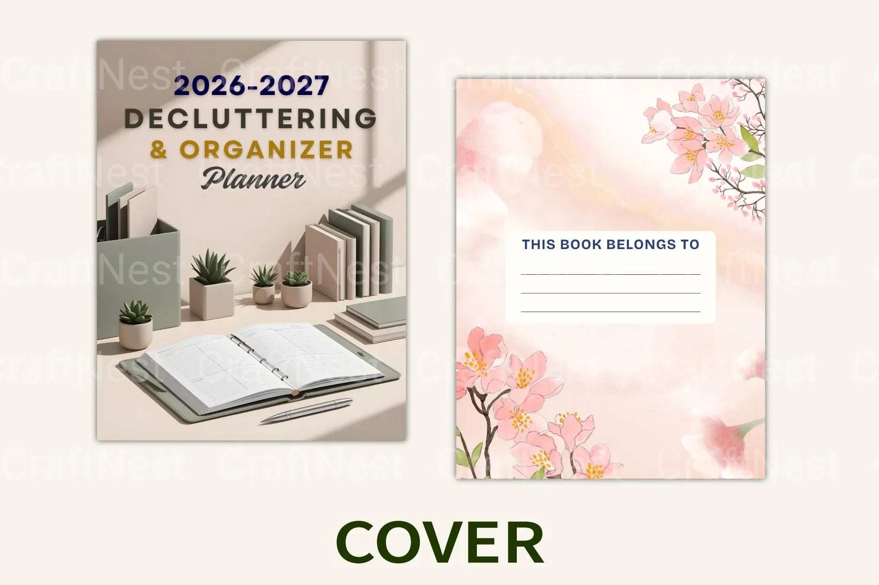 Decluttering Organizer Planner - CraftNest - Digital Crafting and Art