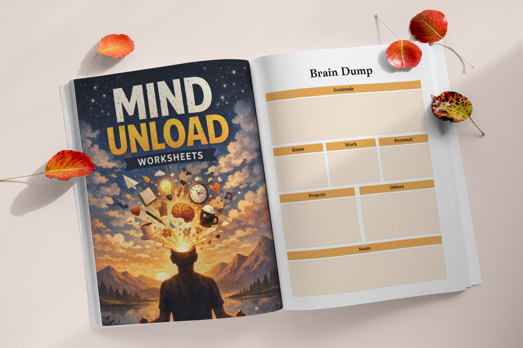 Mind Unload Worksheets Book