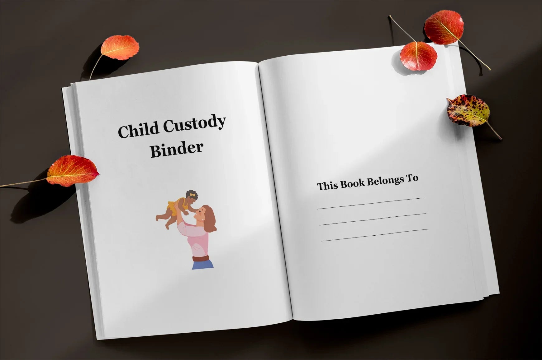 Child Custody Planner Binder - CraftNest - Digital Crafting and Art