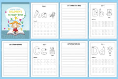 Learning to Trace: Children's Activity Book - CraftNest - Digital Crafting and Art