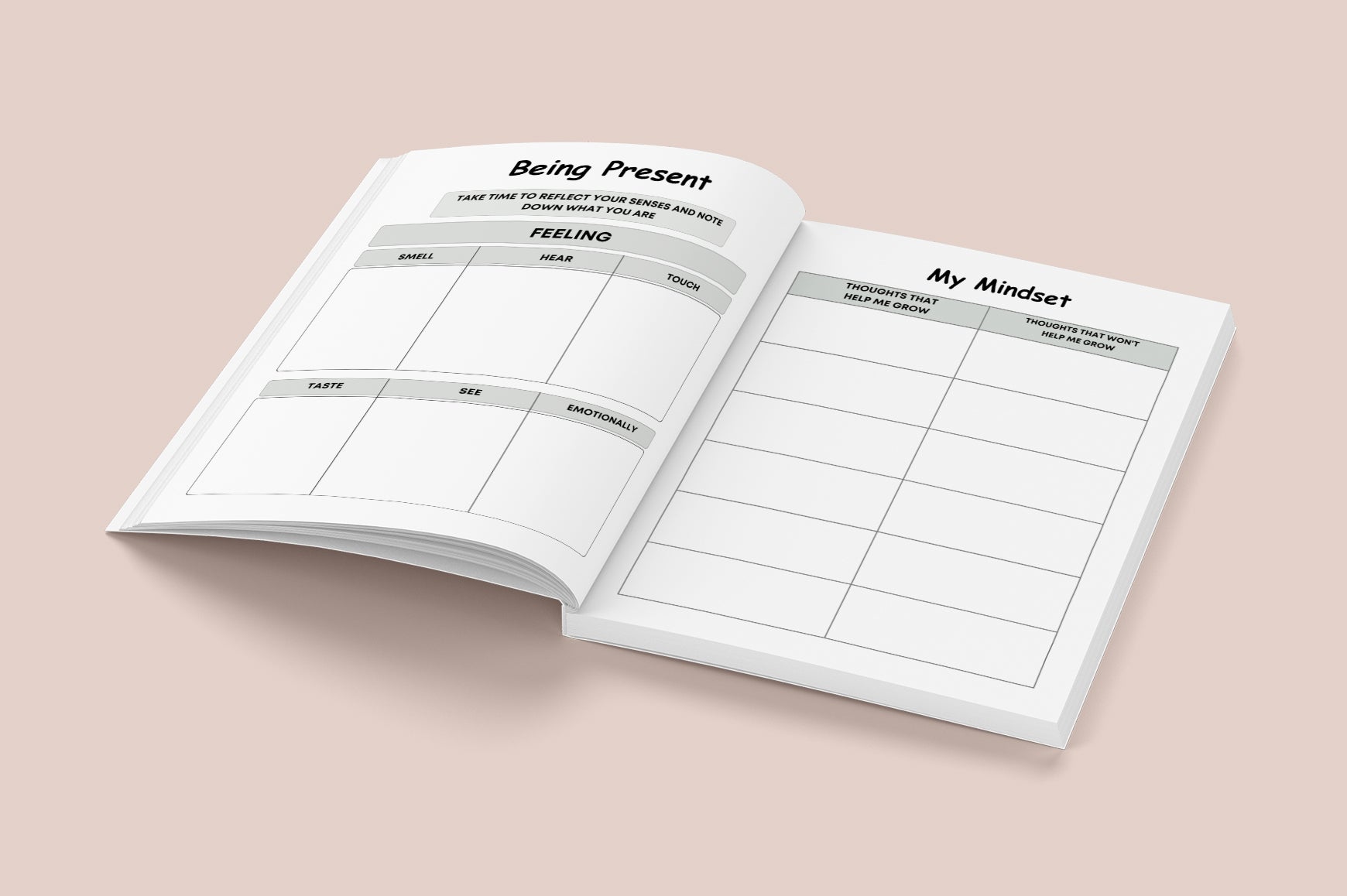 Calm Mind Anxiety Journal