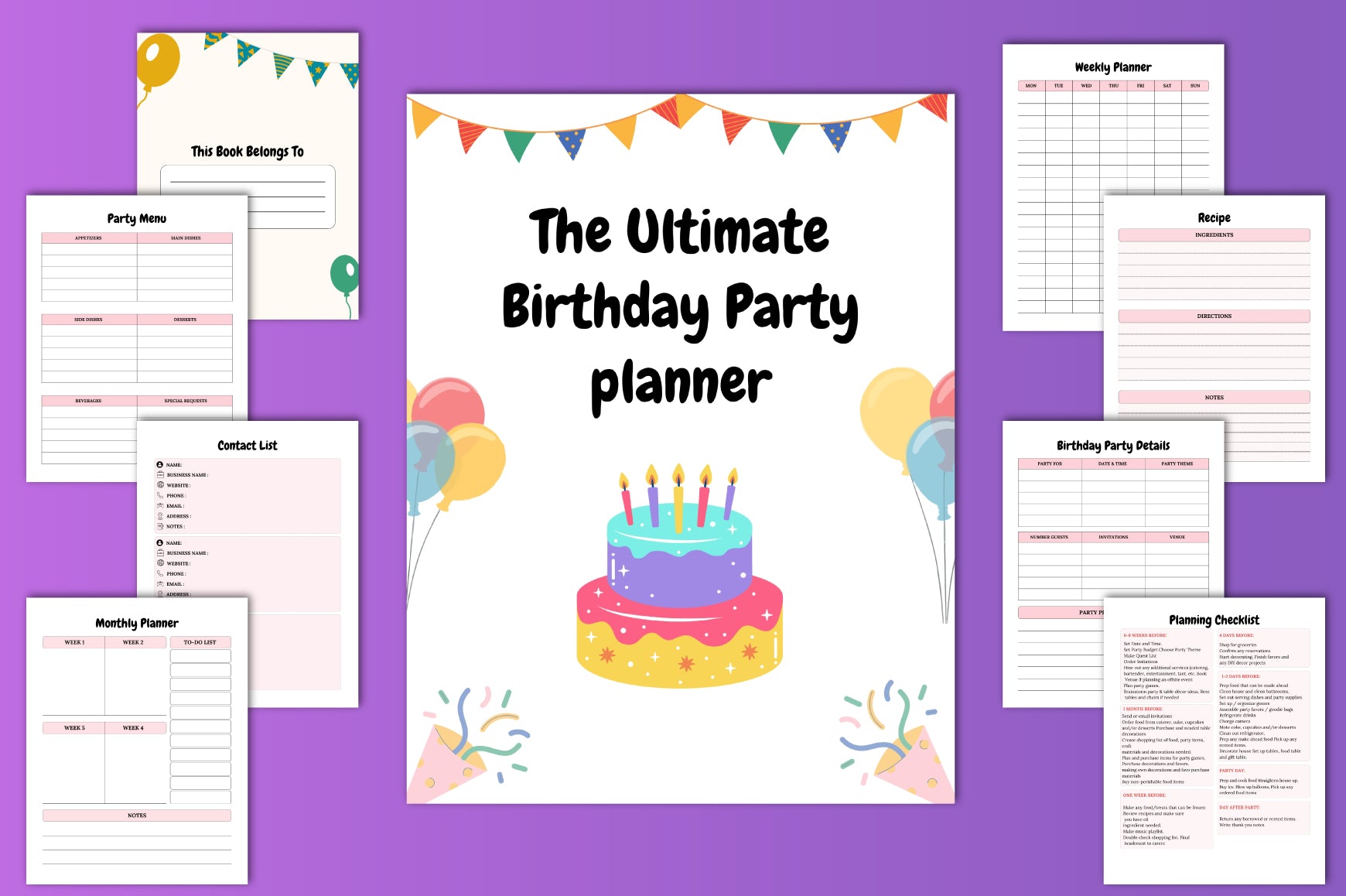 The Ultimate Birthday Party Planner