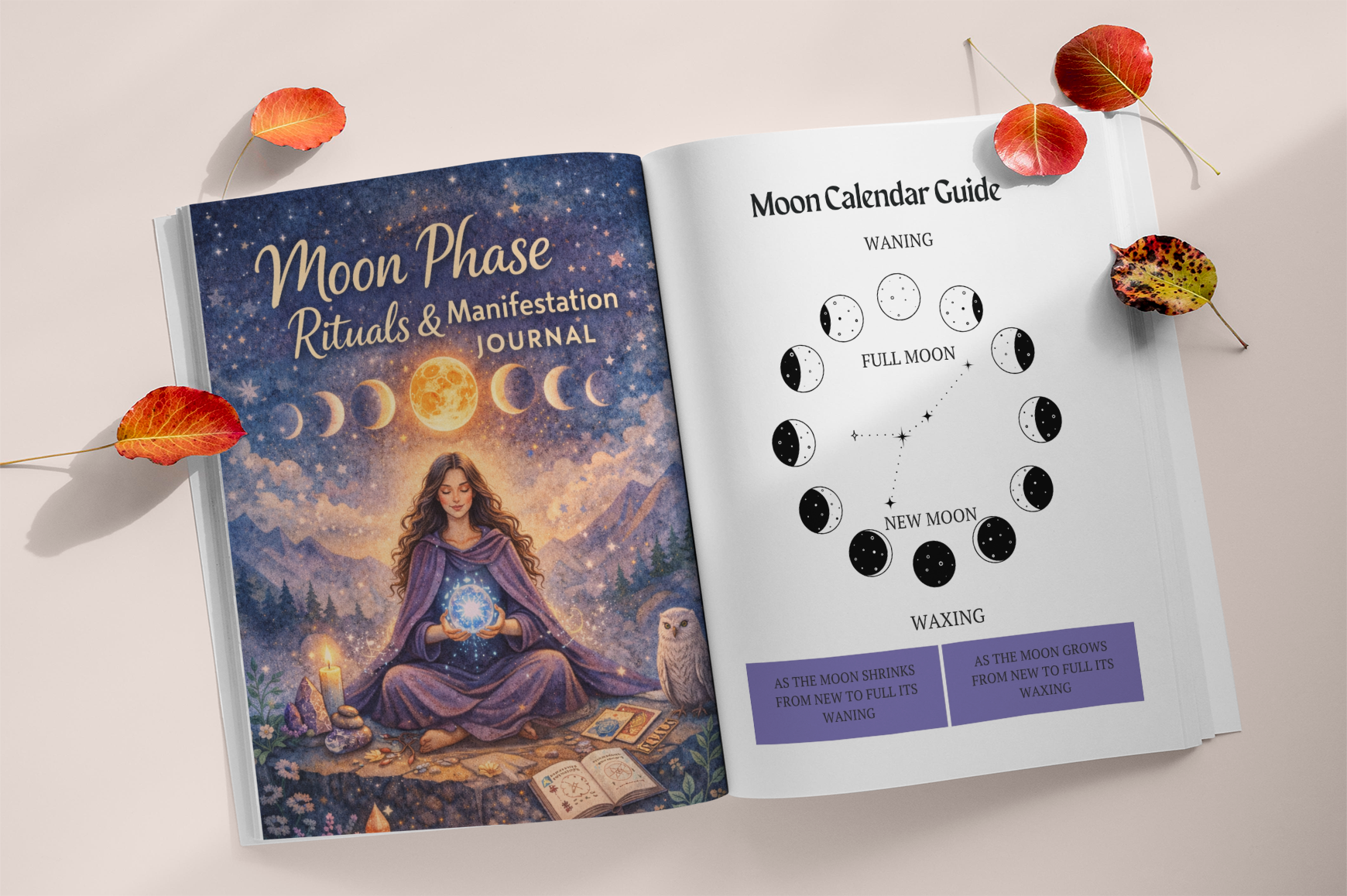 Moon Phase Rituals Manifestation Journal