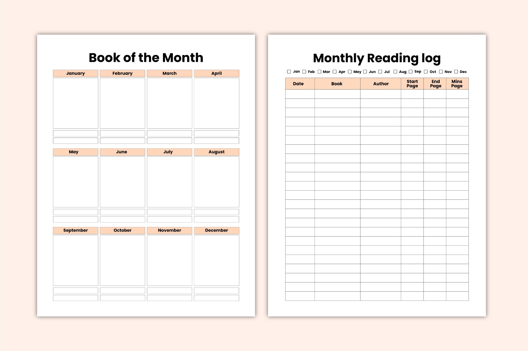 Lover Reading Planner