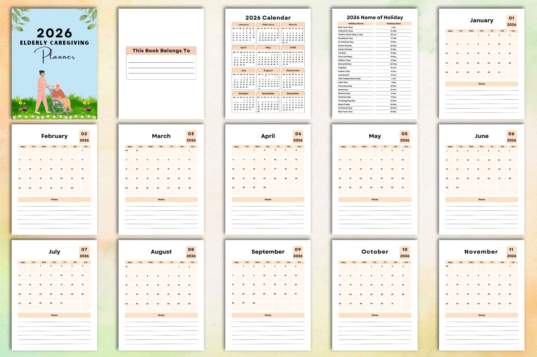 Elderly Caregiving Planner