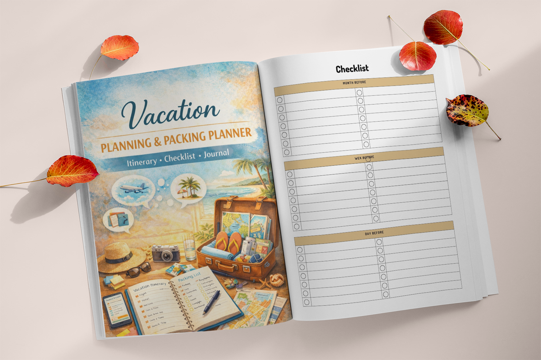 Vacation Planning Packing Planner