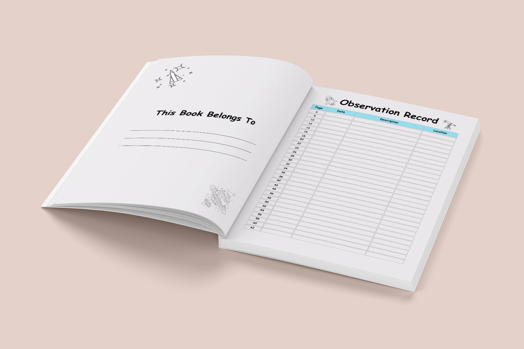 Kids Astronomy Observation Planner