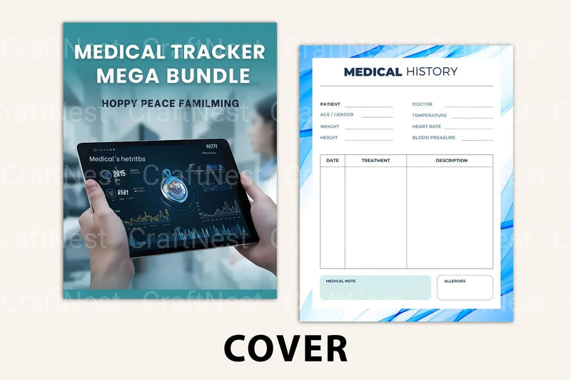 Medical Tracker Mega Tool - CraftNest - Digital Crafting and Art