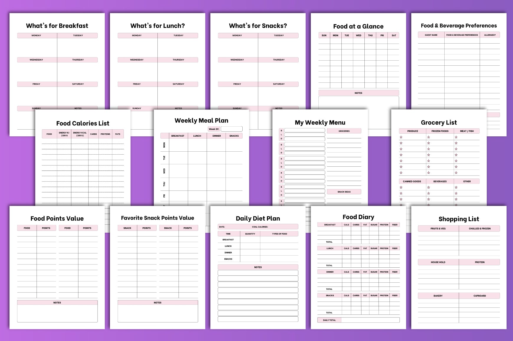 My Food Planner