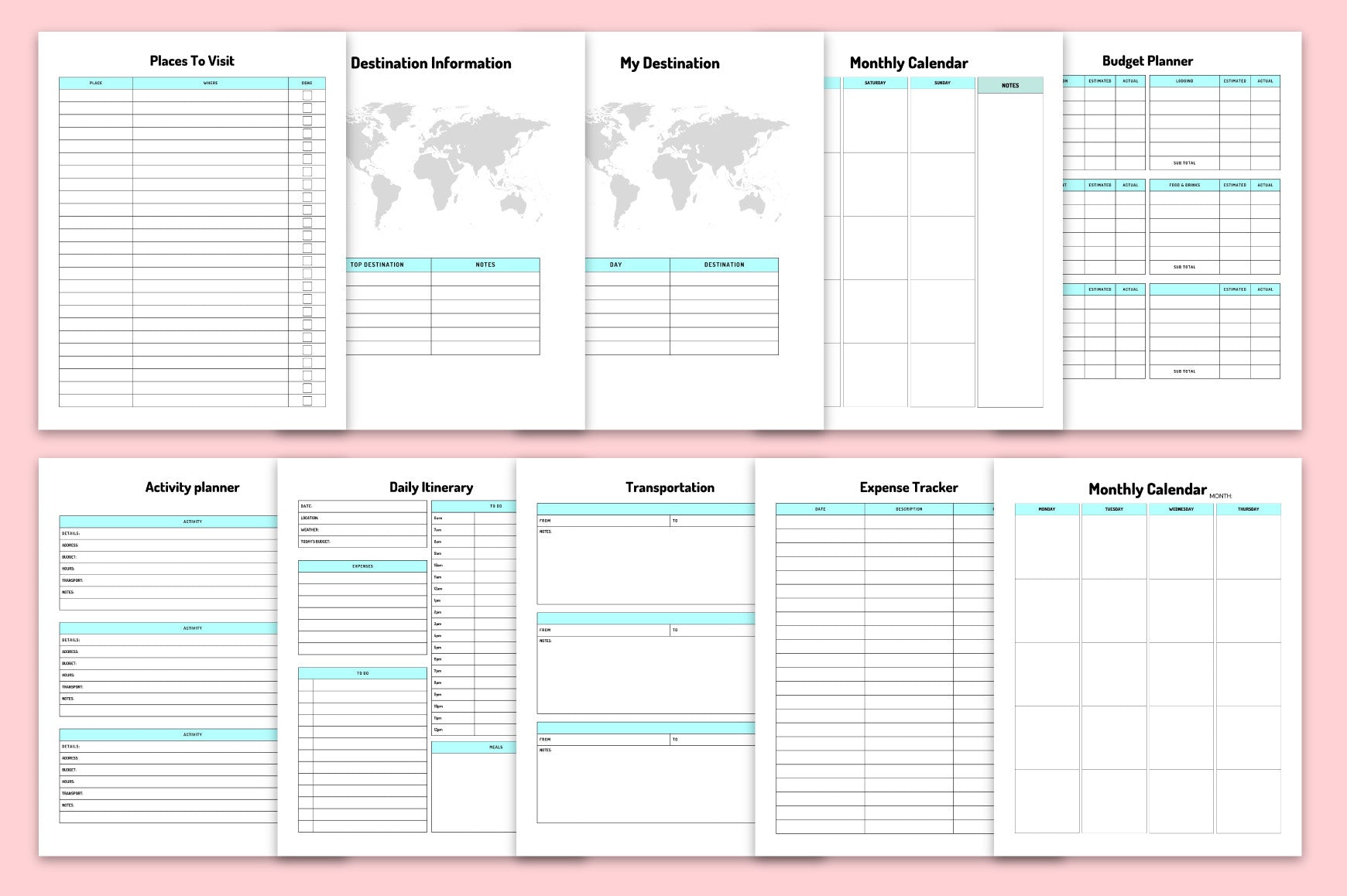 Travel Planner Guide