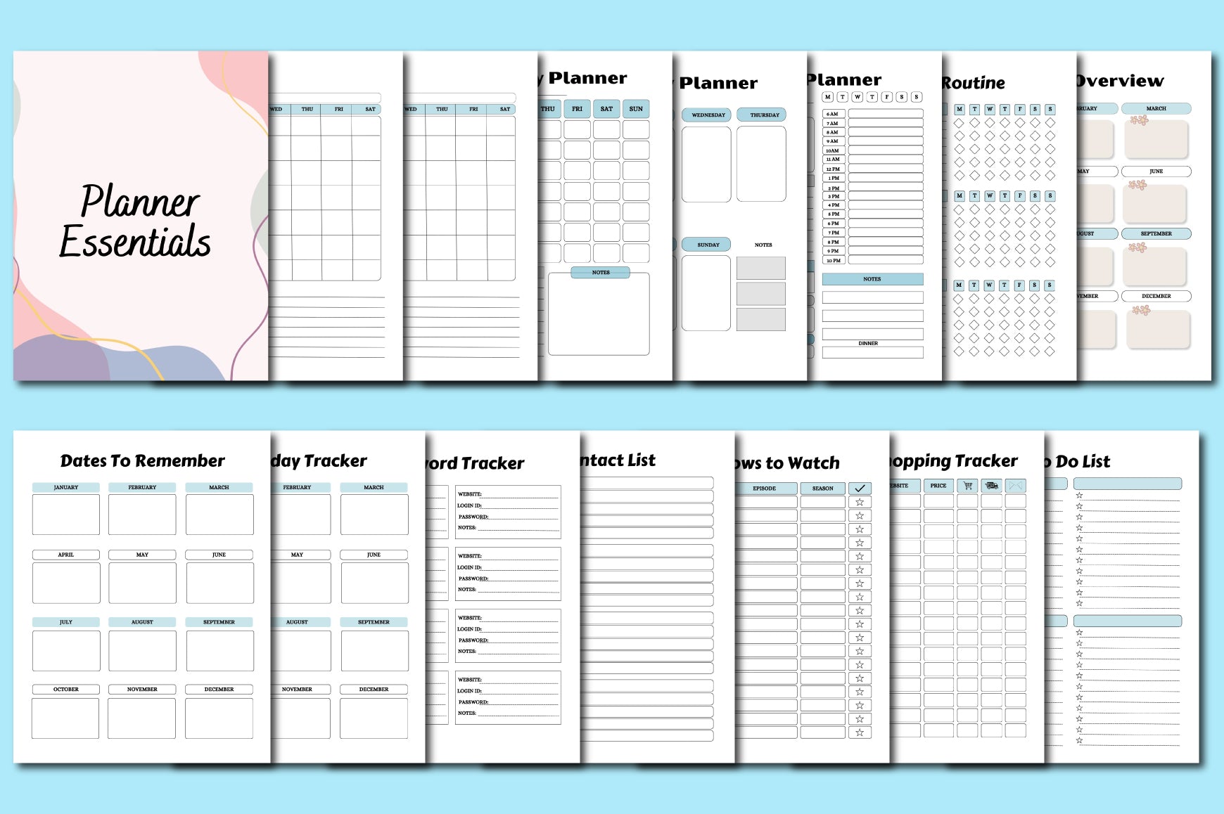 Essentials Planner