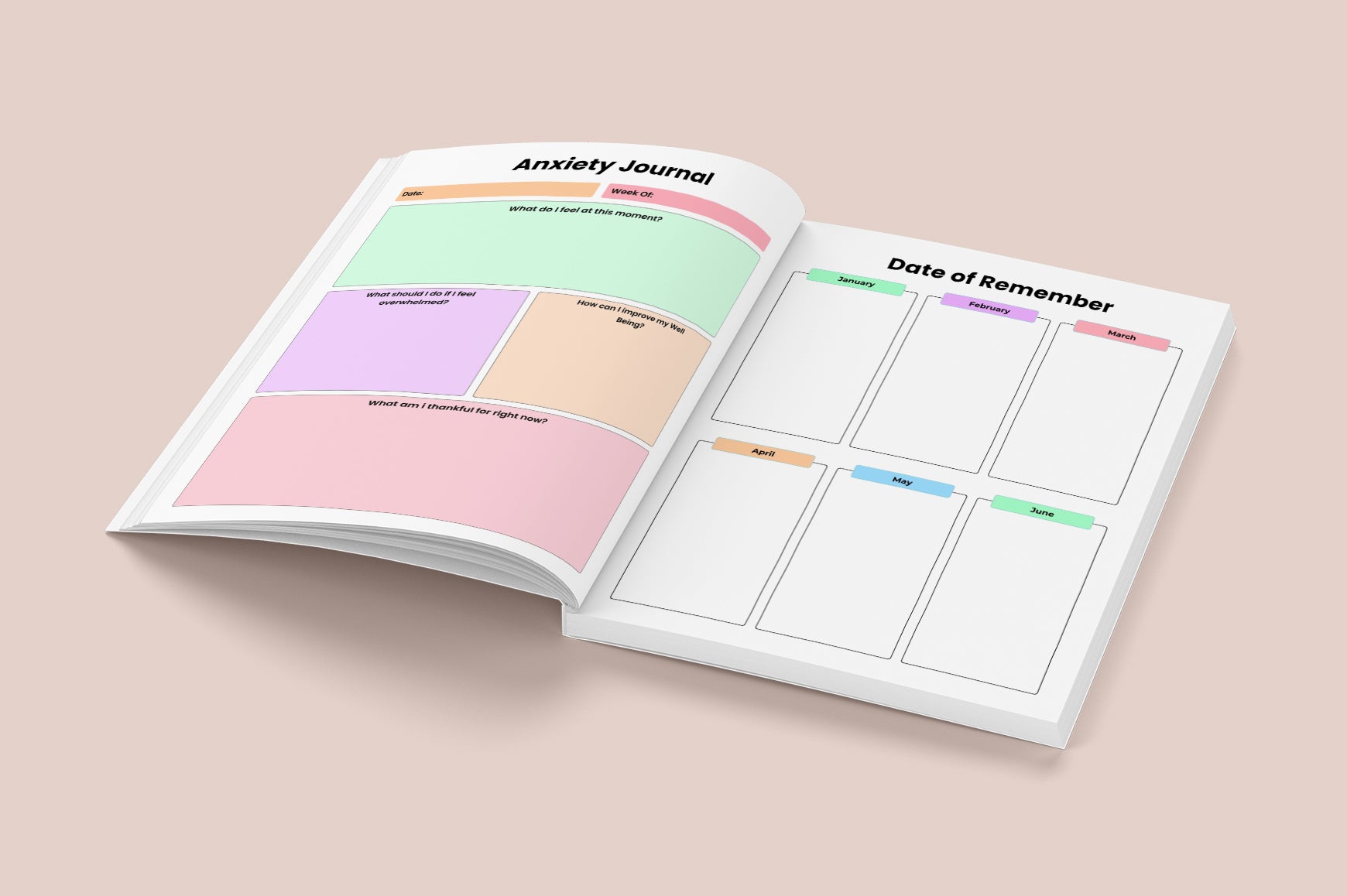 Anxiety Relief Mental Wellness Journal