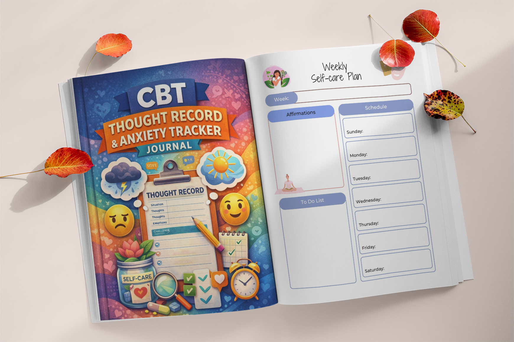 CBT Thought Anxiety Journal