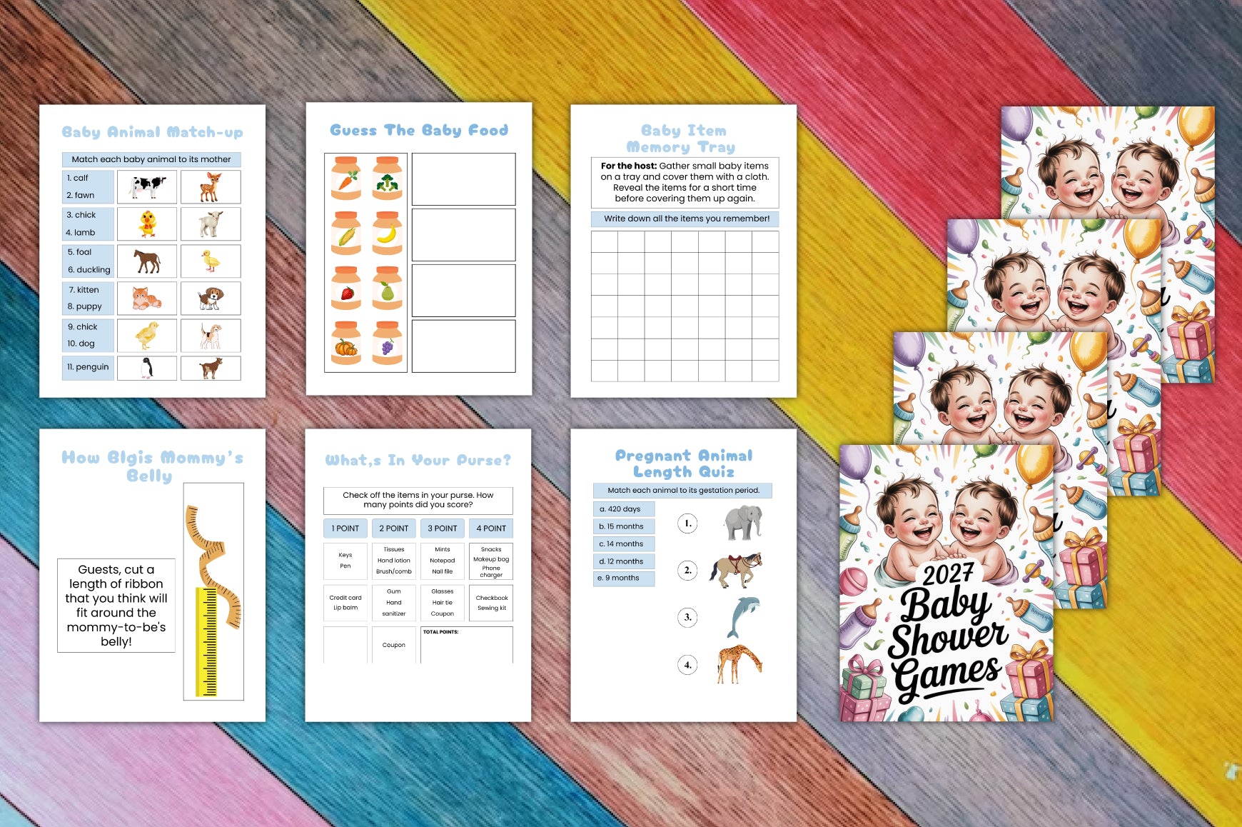 Baby Shower Games Planner