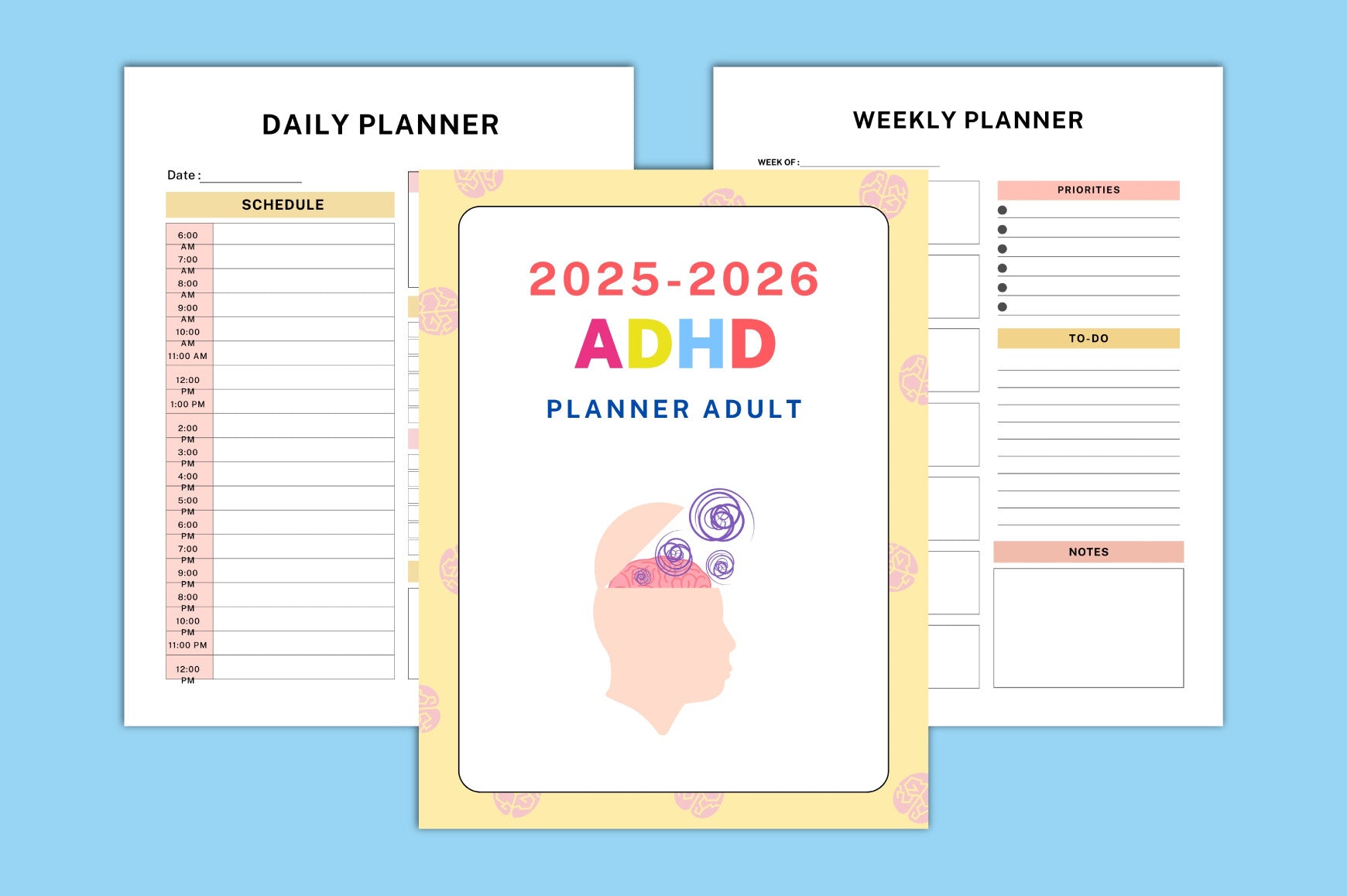 ADHD Adult Planner