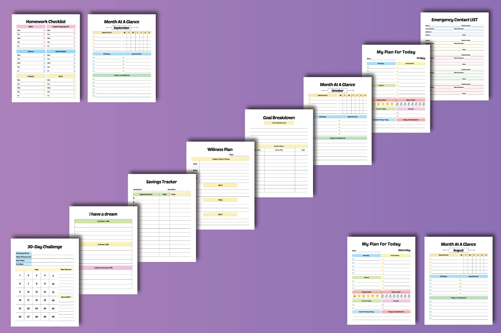 ADHD Planner for Kids