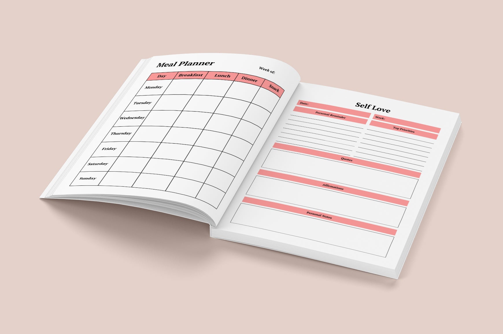 ADHD Focus Productivity Planner