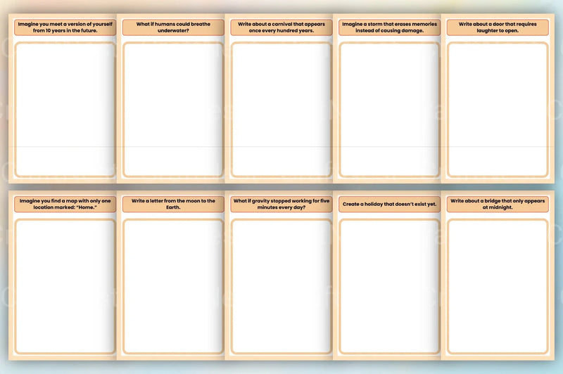 Creative Writing Prompts Book - CraftNest - Digital Crafting and Art