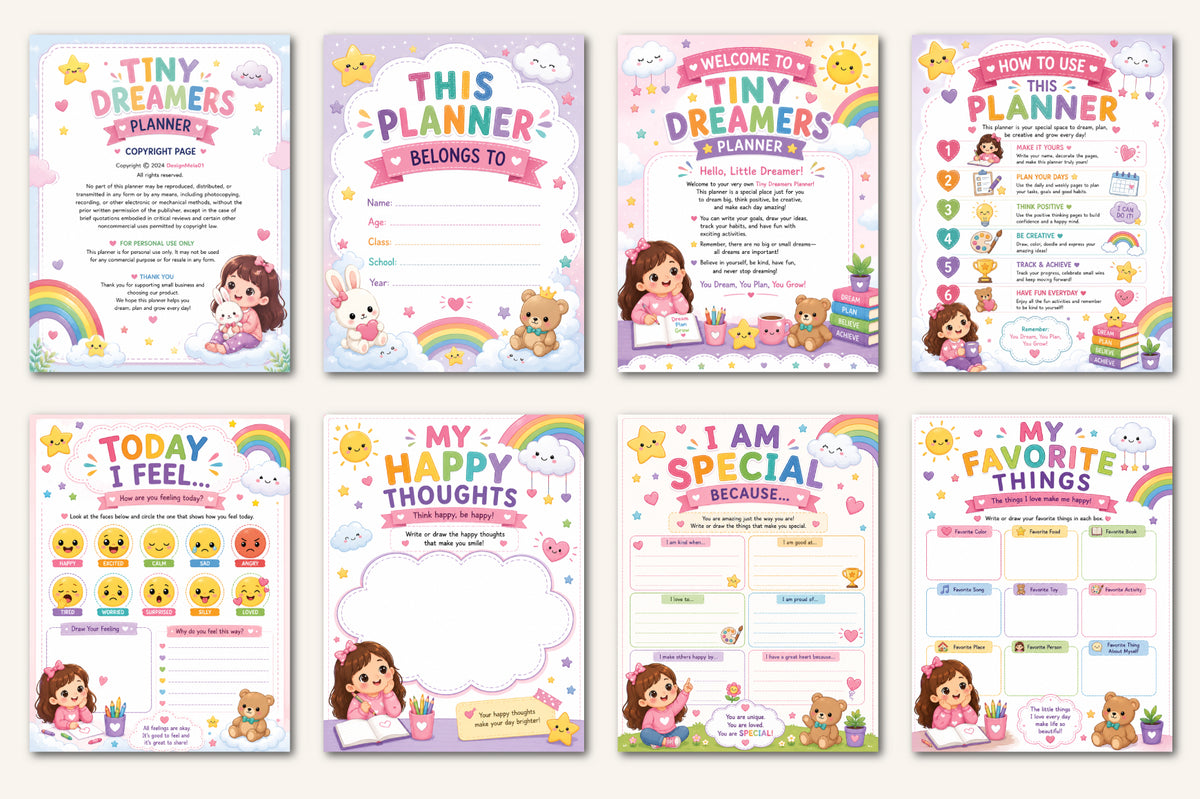 Tiny Dreamers Planner