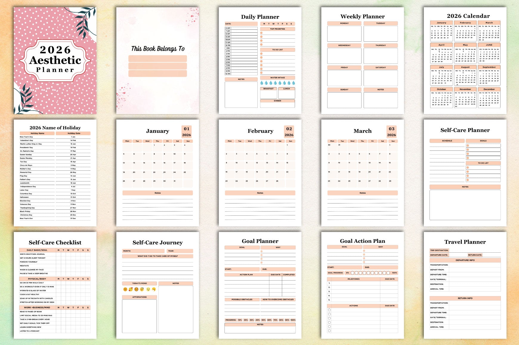 Aesthetic Planner