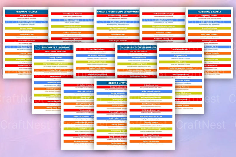 500 Niches: Road to KDP Success - CraftNest - Digital Crafting and Art