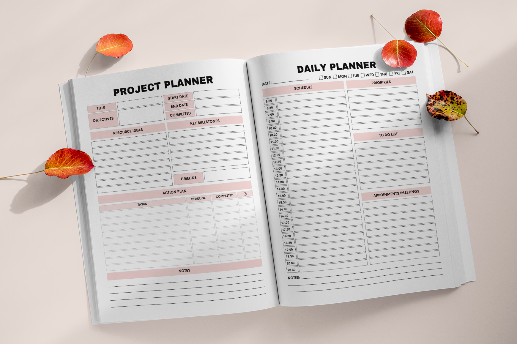 Workday Productivity Planner