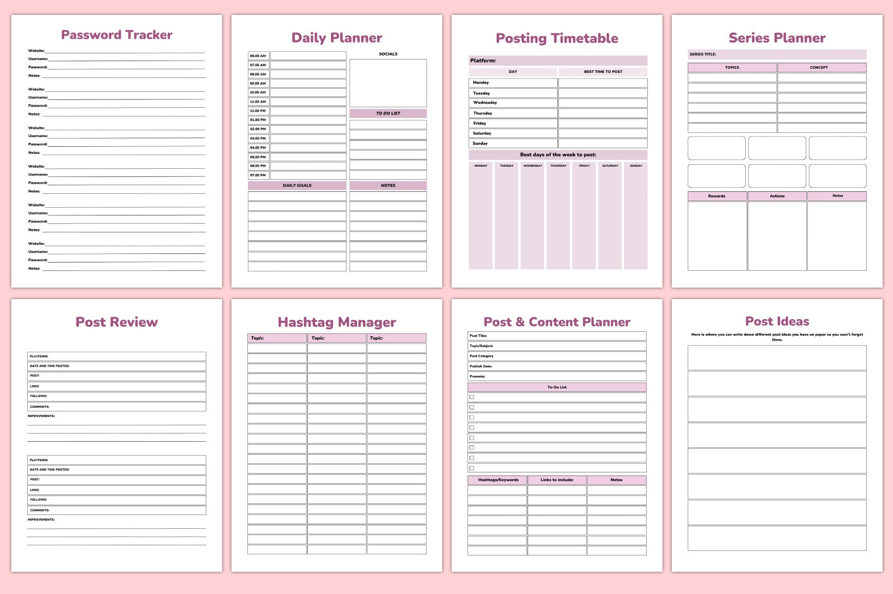Social Media Planner