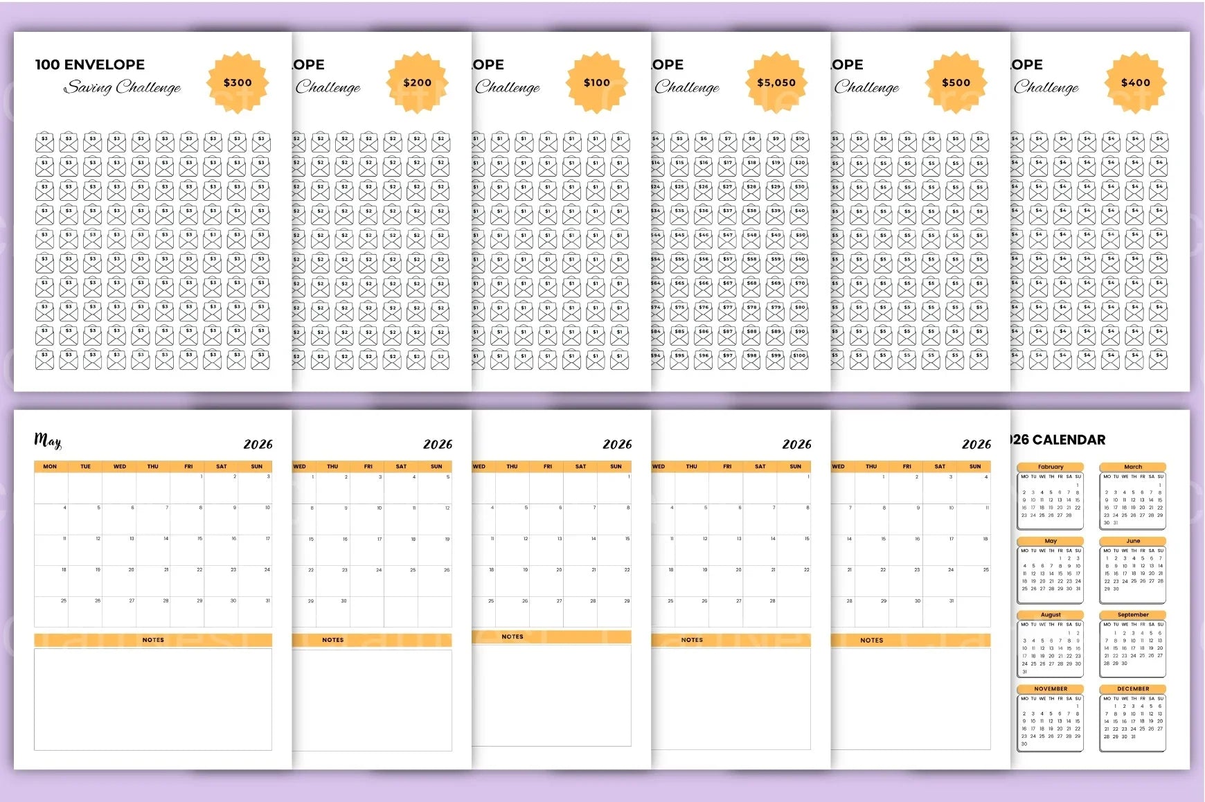 Money Saving Challenge: Boost Your Savings - CraftNest - Digital Crafting and Art